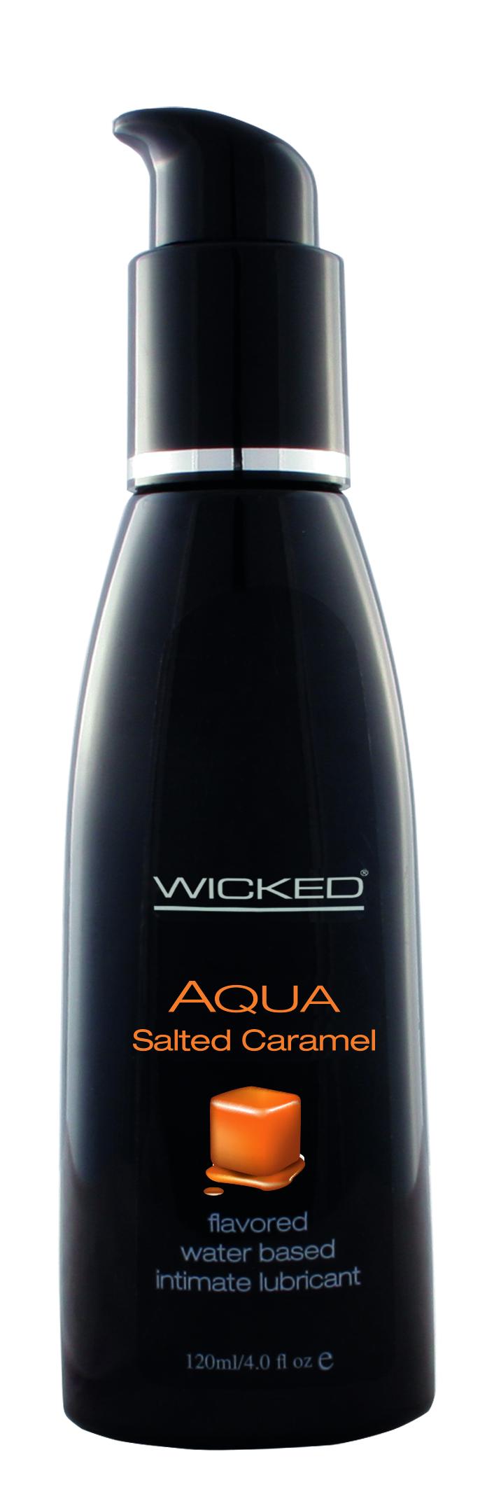 Їстівний лубрикант WICKED AQUA 120 мл зі смаком карамелі