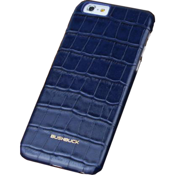Кожанный чехол накладка Bushbuck Caiman for iPhone 6/6S, Blue