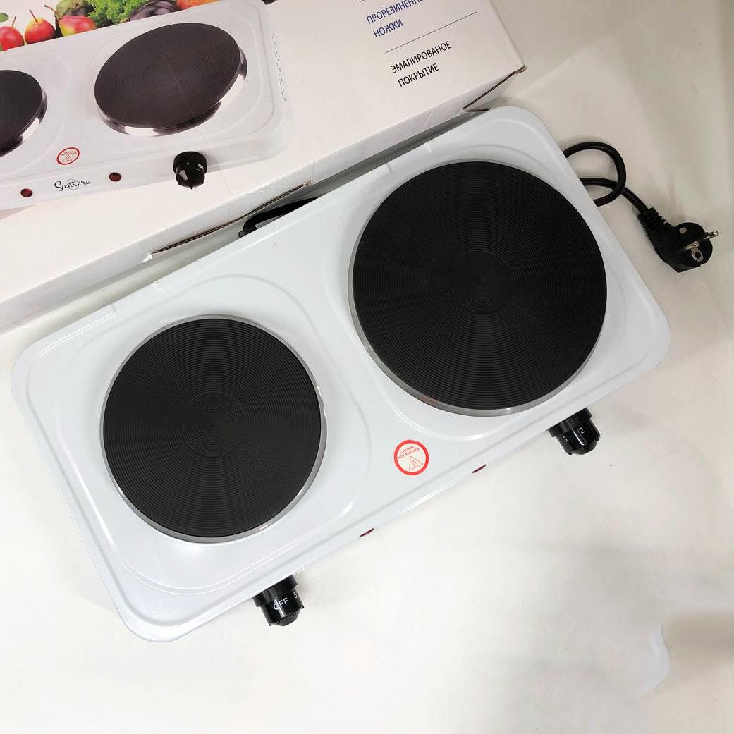 Плитка електрична Suntera 2500W Білий (DP-1935B) - фото 2 Плитка електрична Suntera 2500W Білий (DP-1935B) - фото 2