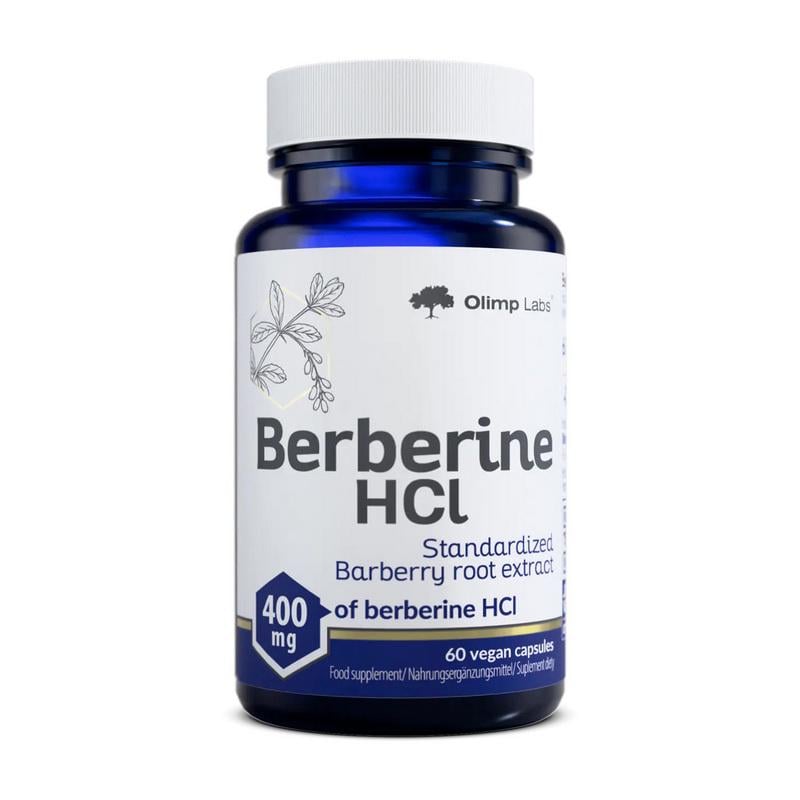 Гидрохлорид берберин Olimp Berberine HCl 400 mg Barberry Root Extract 60 вер. капс.