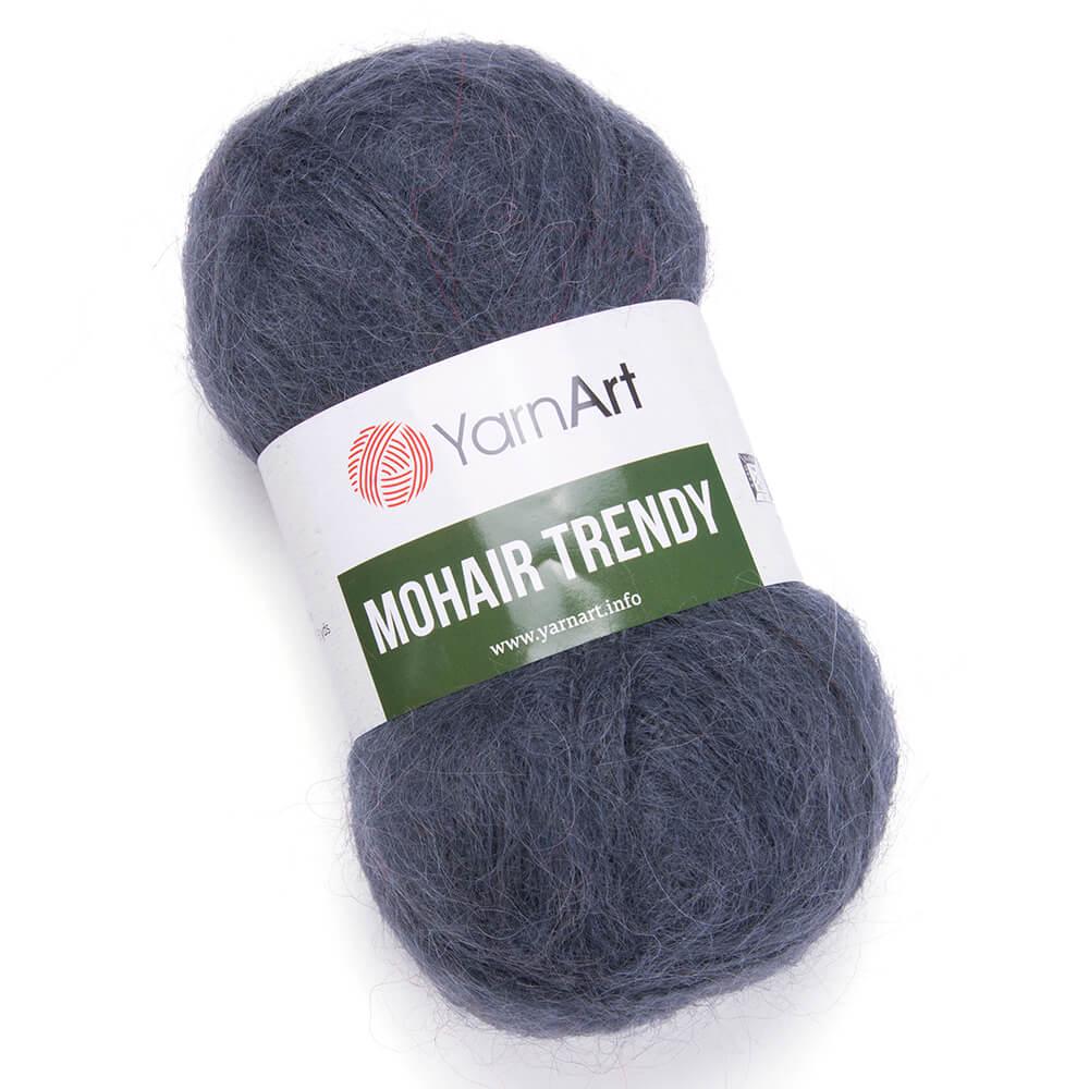 Пряжа YarnArt Mohair Trendy 118 Графит (6211)