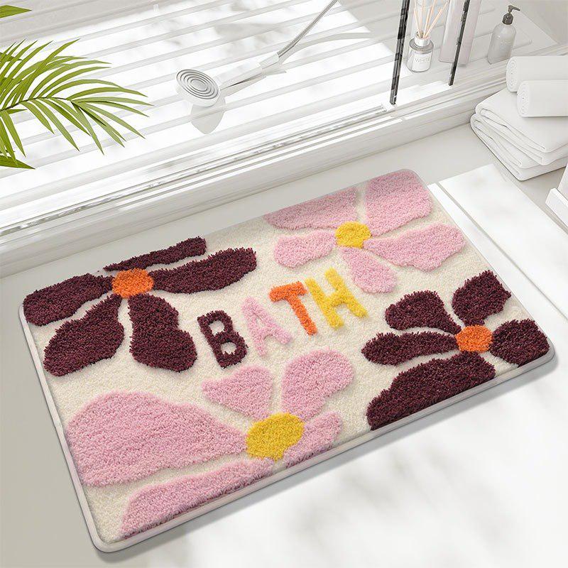 Коврик для ванной комнаты BATH мягкий антискользящий 40х60 см