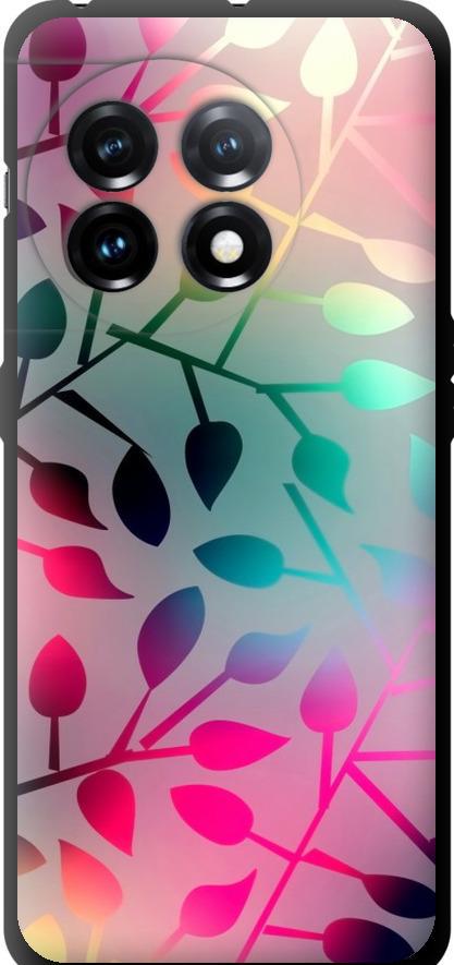Чехол на OnePlus 11 Листья (2235b-2940-42517)