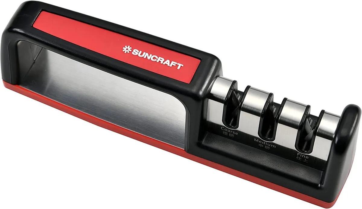 Точилка для ножей Suncraft Handy алмазное точило карбидное и керамическое 214x48x47 мм Черный (2618114480)