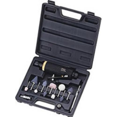 Шлифмашинка пневматическая H2632 с комплектом шарошек (32395)