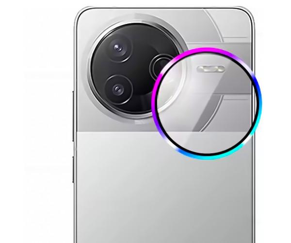 Защитное стекло с рамкой CD Pattern для Xiaomi Poco F7 Pro/Redmi K80 на заднюю камеру Разноцветный