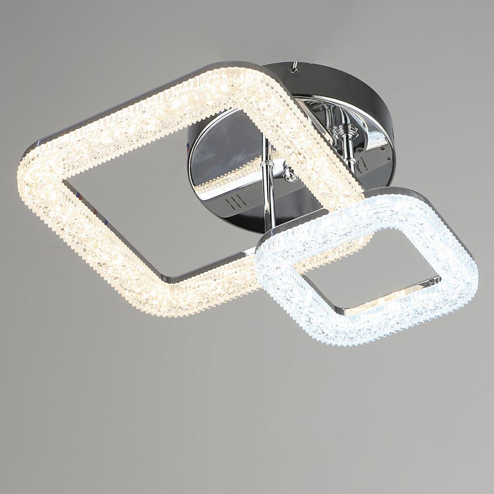 Люстра светодиодная потолочная Light House SRS-19268/2 CH 24W Хром