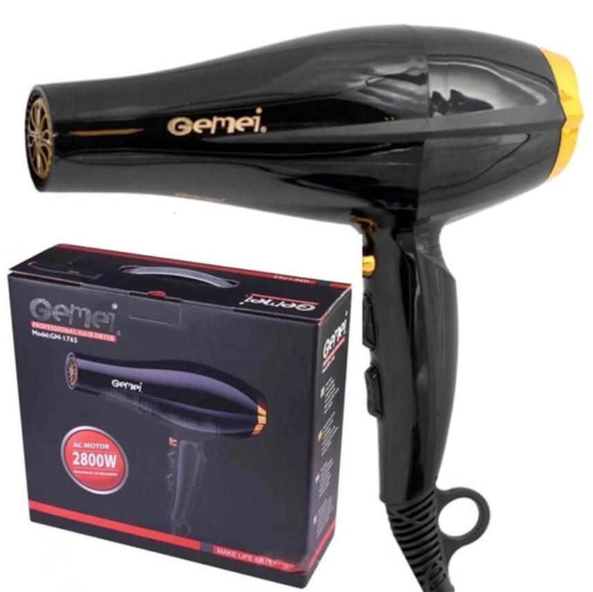 Фен для сушки и укладки волос Geemy GM-1765 с функцией холодного воздуха 2800 Вт Черный (315) - фото 7 Фен для сушки и укладки волос Geemy GM-1765 с функцией холодного воздуха 2800 Вт Черный (315) - фото 7