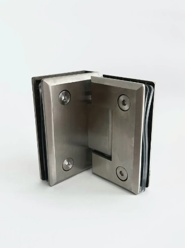 Петли для душевых HaiDeLi HDL-304 стекло/стекло 90° Нержавеющая сталь матовая
