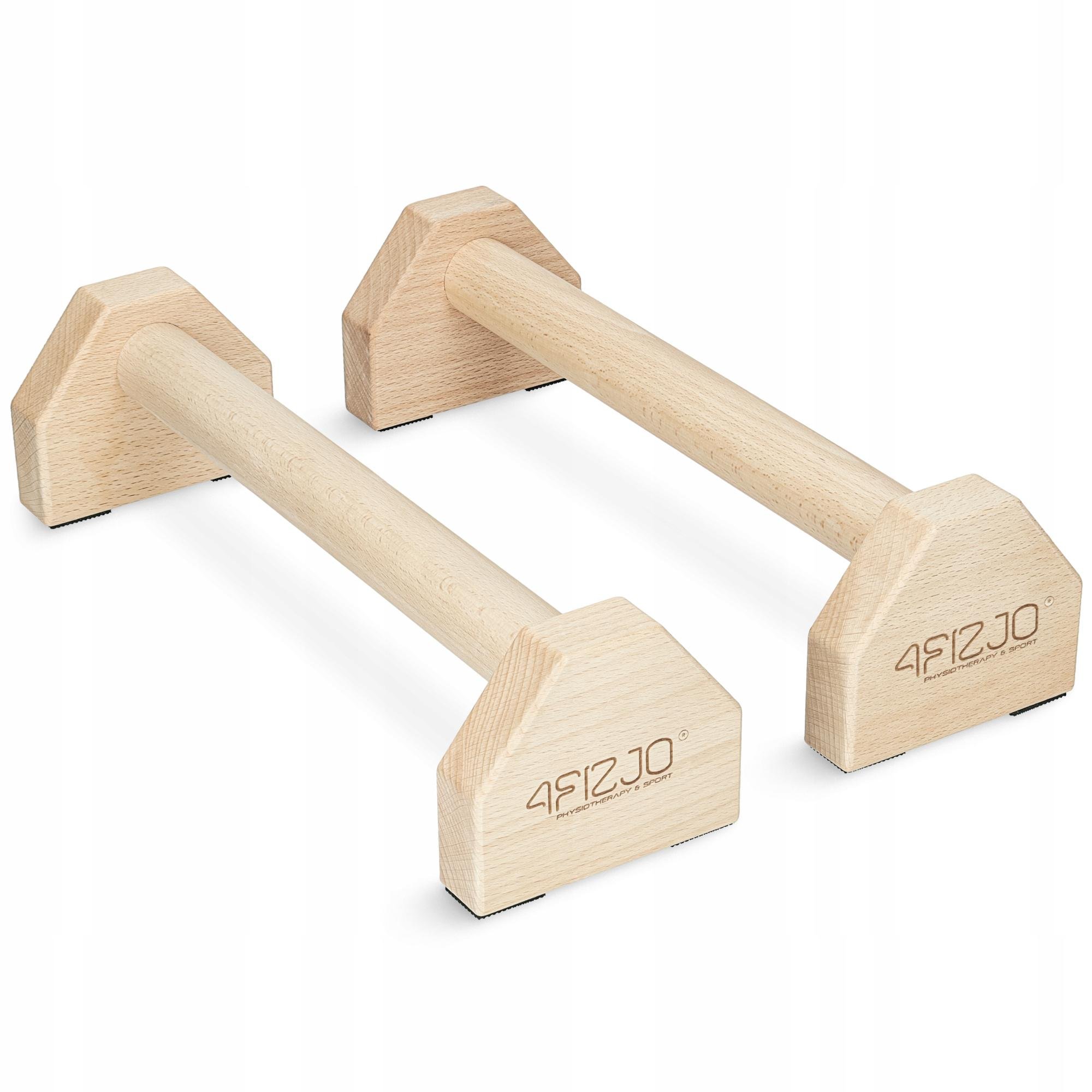 Упори для віджимань паралетси 4fizjo дерев'яні 40 см (P-5905973407045)