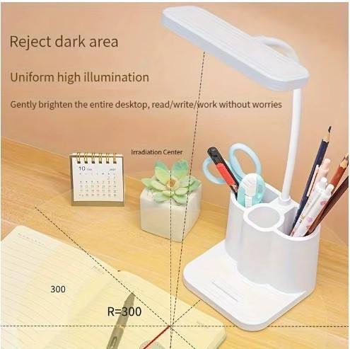 Лампа настільна сенсорне керування з аккумулятором три режими світла LED L31 6000 K USB 5 V White - фото 3 Лампа настільна сенсорне керування з аккумулятором три режими світла LED L31 6000 K USB 5 V White - фото 3