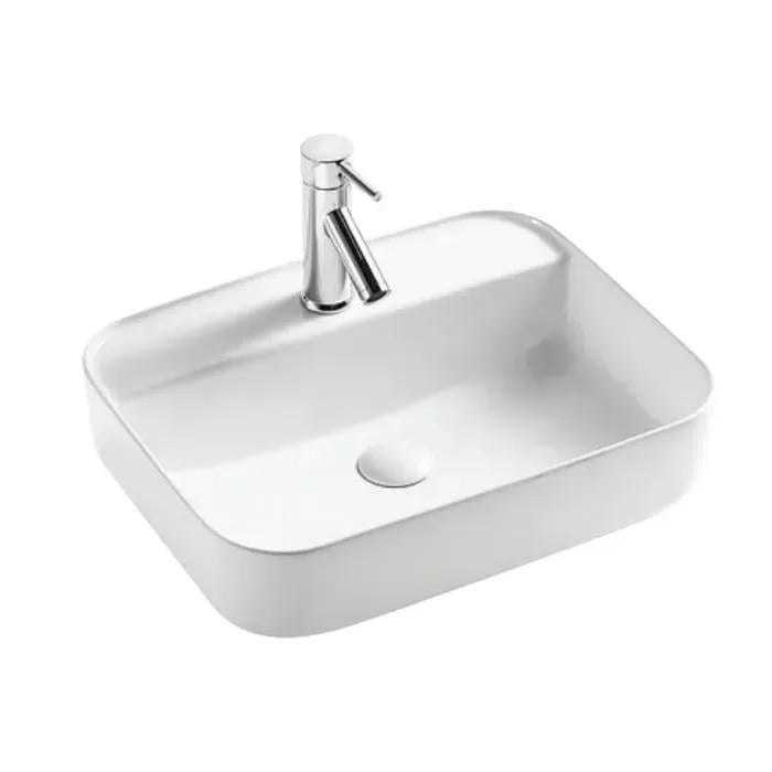 Умивальник на стільницю Koller Pool Trend 505x400 мм TR-0505M-WB з отвором під змішувач Білий (133215) Умивальник на стільницю Koller Pool Trend 505x400 мм TR-0505M-WB з отвором під змішувач Білий (133215)