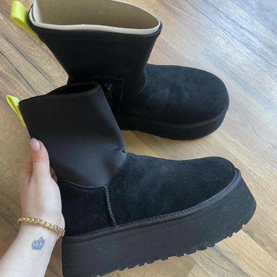 Уги жіночі UGG Classic Dipper Boots р. 39 Чорний (16458) - фото 7 Уги жіночі UGG Classic Dipper Boots р. 39 Чорний (16458) - фото 7