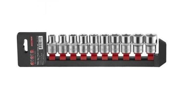 Набір головок Force 12-гранні 1/2" 10-19 мм 10 пр. (41018-9)