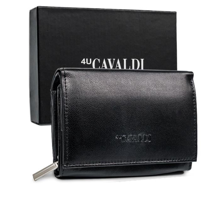 Кошелек женский кожаный 4U CAVALDI RD-02-GCL-2470 Черный
