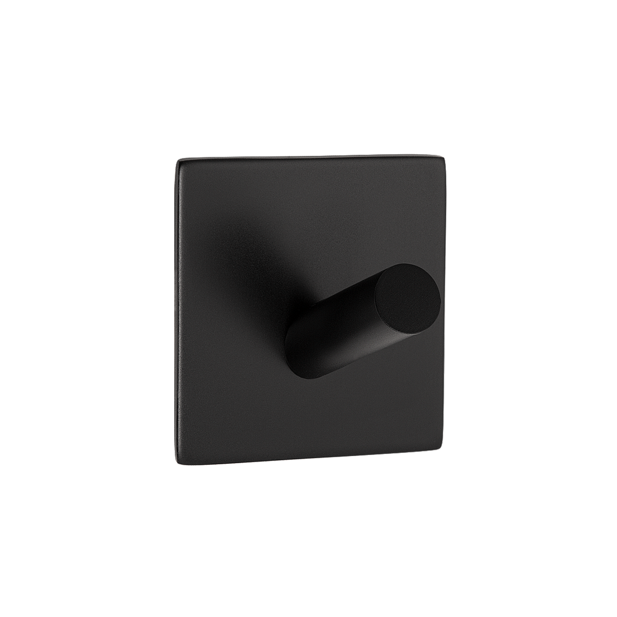 Гачок меблевий одинарний клейкий HS-503S Black