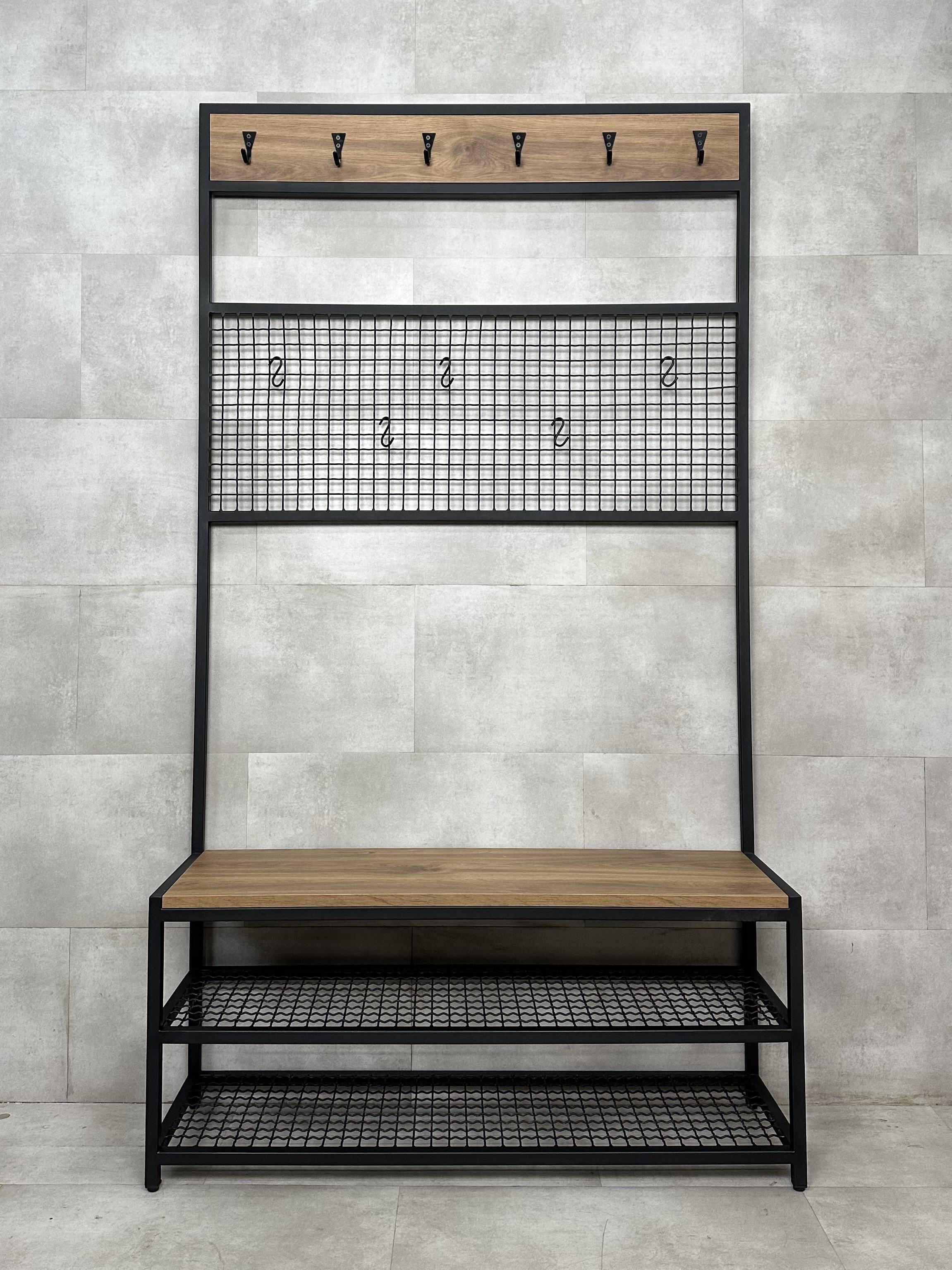 Прихожая из металла и ЛДСП 1800х1000х300 мм (P18.11-ML)