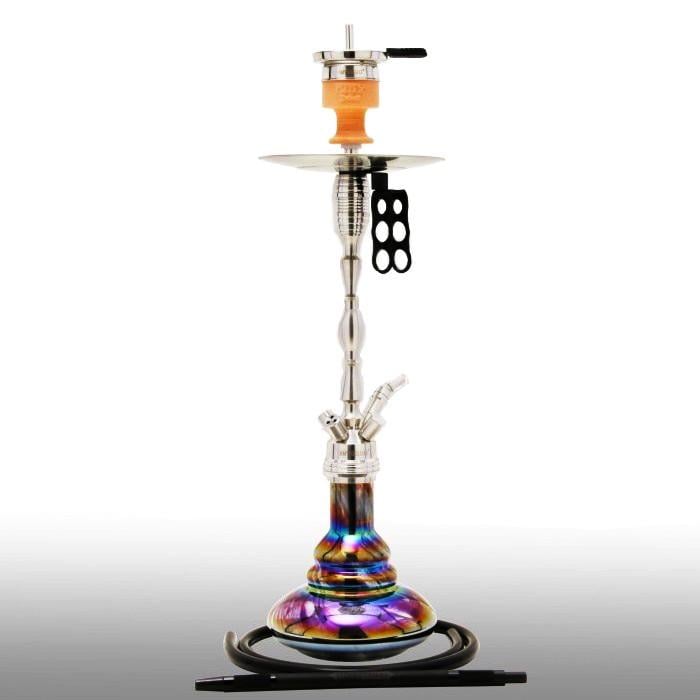 Кальян AMY Deluxe SS 08R Hummer steel на 1 персону 80 см Черный (641103958)