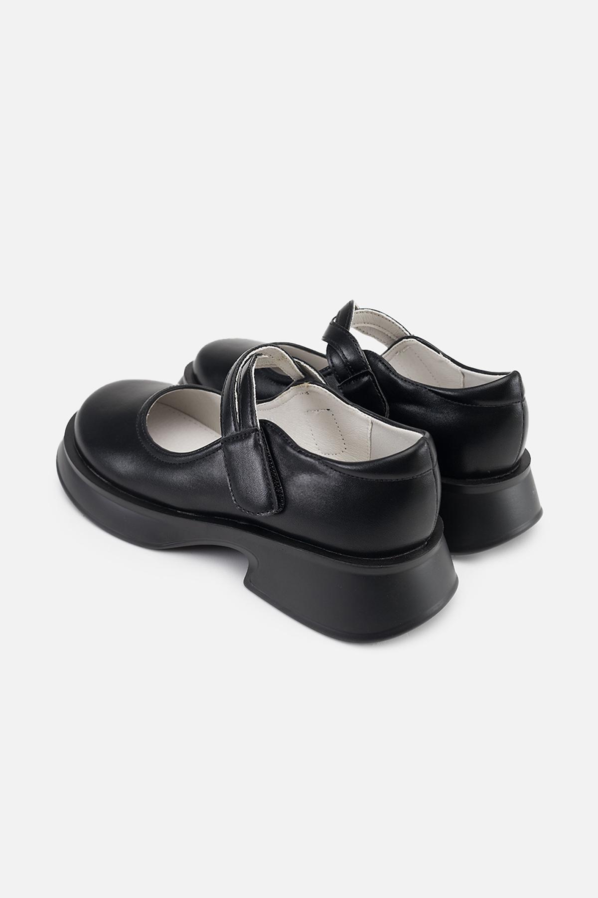 Туфли на плоской подошве для девочки р. 34 Черный (SKT001000727) - фото 4 Туфли на плоской подошве для девочки р. 34 Черный (SKT001000727) - фото 4