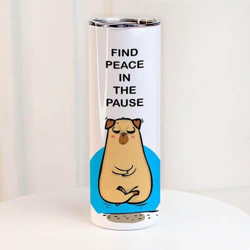 Термос Presentville с принтом Find peace in the pause 650 мл (TER_24A055) Термос Presentville с принтом Find peace in the pause 650 мл (TER_24A055)