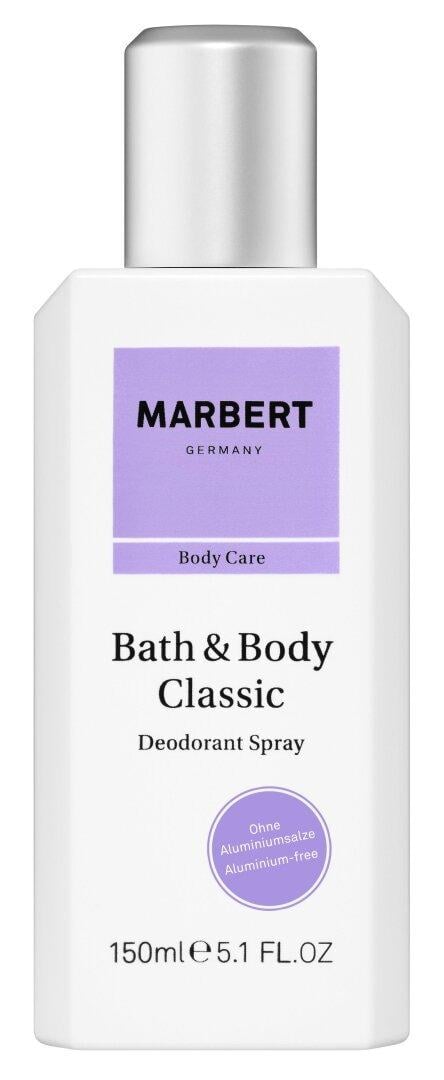 Дезодорант-спрей антиперспірант натуральний Marbert Bath & Body Classic Natural Deodorant Spray 150 мл