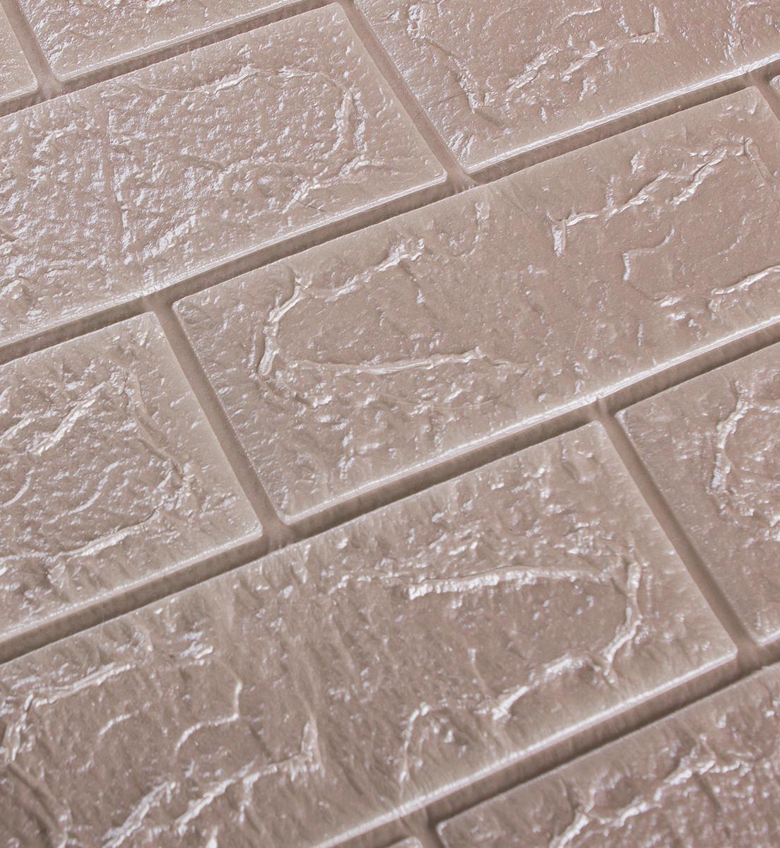 3D-панель под кирпич самоклеющаяся 700x770x5 мм Розовое золото (347-5) - фото 2 3D-панель под кирпич самоклеющаяся 700x770x5 мм Розовое золото (347-5) - фото 2