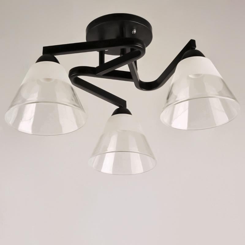 Люстра потолочная Light House SH-16021/3 BK на три лампы Черный