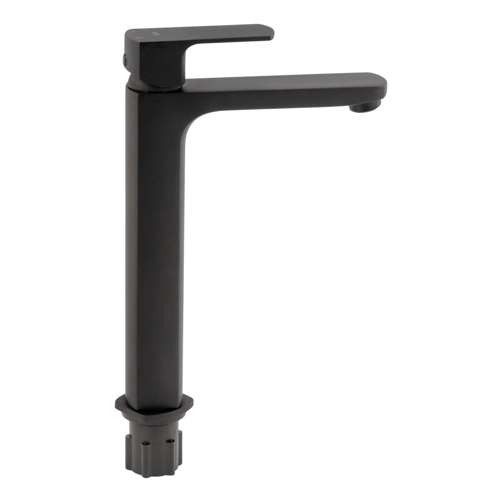 Змішувач для раковини Qtap Lipno високий Black Matt (42259) Змішувач для раковини Qtap Lipno високий Black Matt (42259)