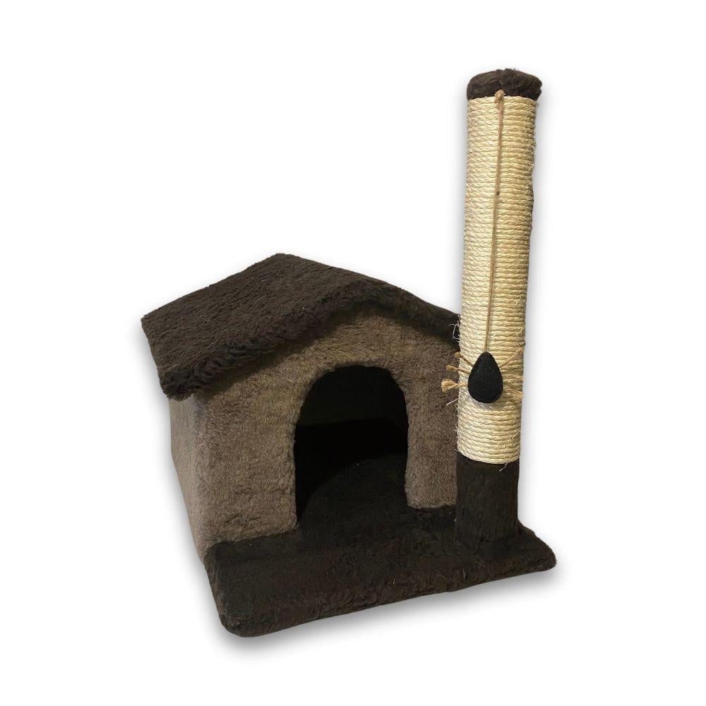 Дряпка Природа Шале 38x50x53 см Коричневий (PR243474)