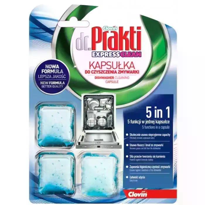 Порошок для чистки посудомоечных машин Dr. Prakti 3 капсулы (502789)