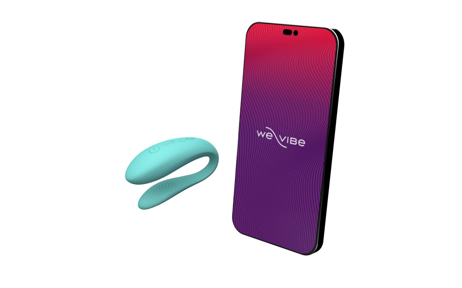Смарт-вібратор для пар We-Vibe Sync Lite Aqua (SO8767)