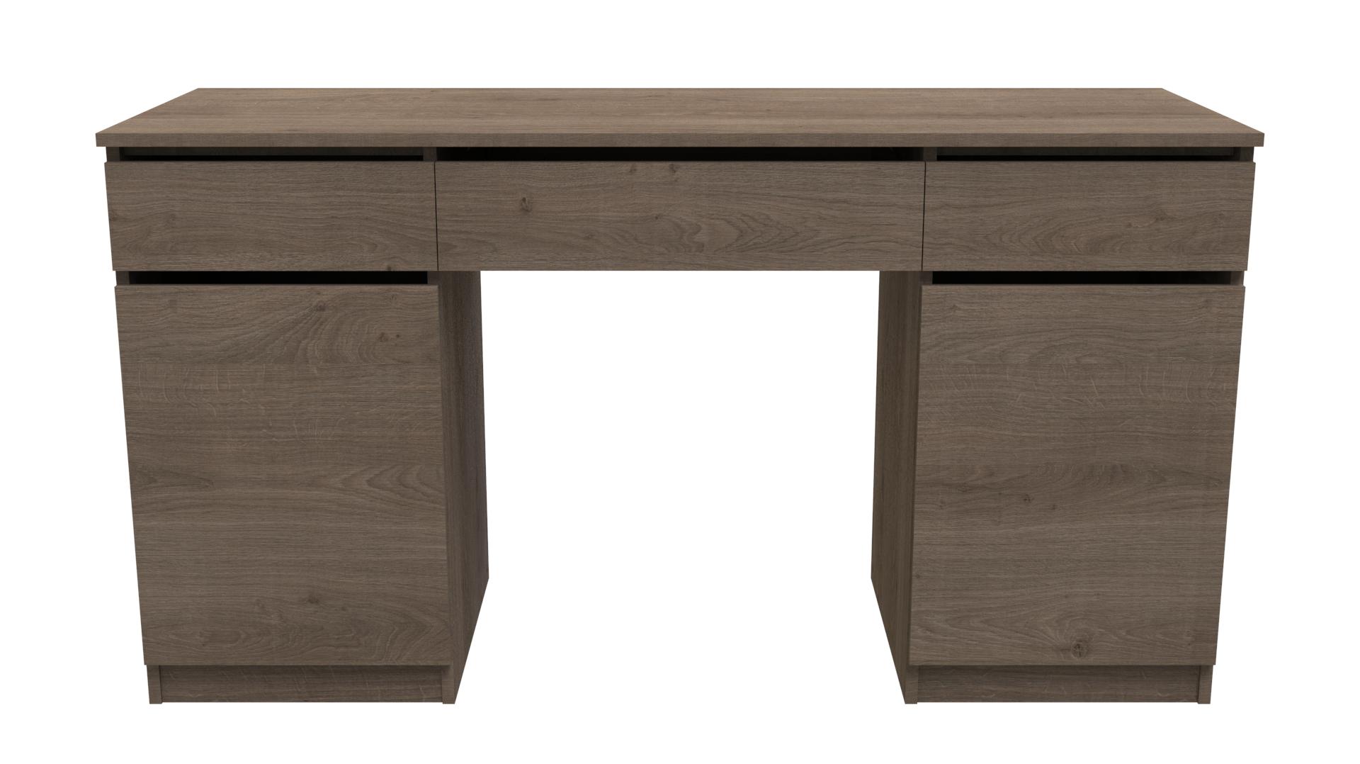 Стіл комп'ютерний Ferrum-decor Віто 2 ДСП 16 мм 750x1400x500 мм Дуб Сонома Трюфель (FRD-104834)