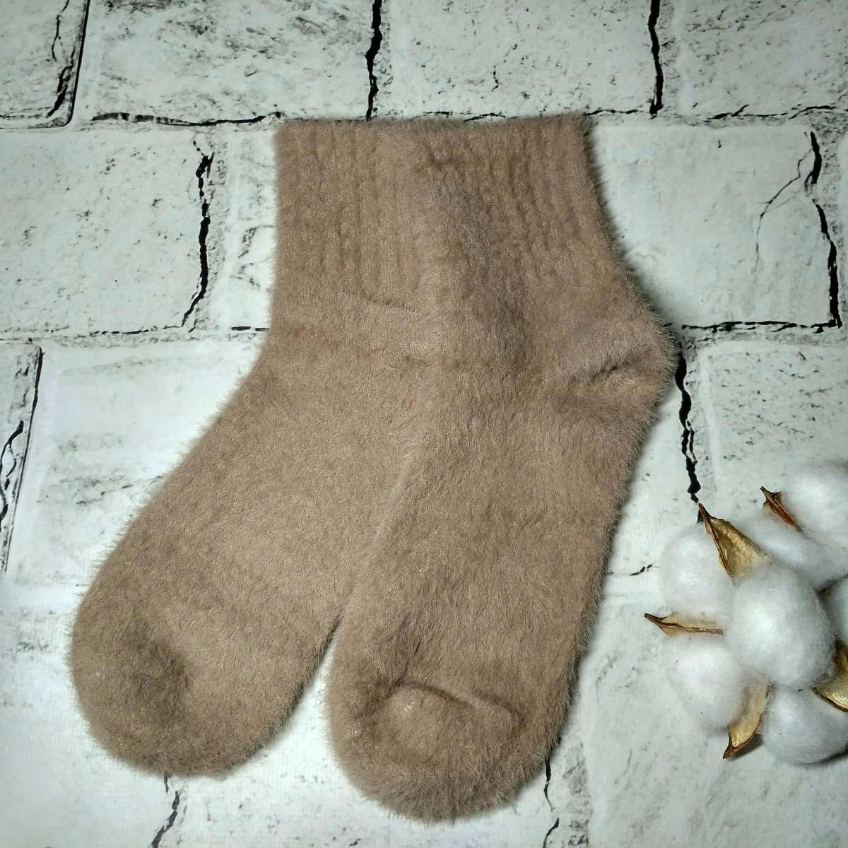 Термошкарпетки жіночі норка/кашемір р. 37-42 Бежевий (B2638-2) Термошкарпетки жіночі норка/кашемір р. 37-42 Бежевий (B2638-2)