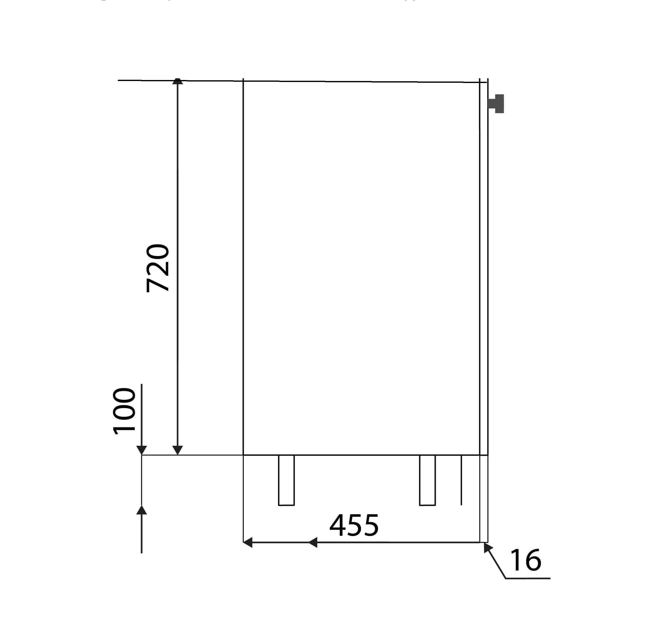 Тумба-карго МАКСІ-МЕблі 2 полиці 0,15 без стільниці Дуб трюфель/Білий гладкий (5102130) - фото 2 Тумба-карго МАКСІ-МЕблі 2 полиці 0,15 без стільниці Дуб трюфель/Білий гладкий (5102130) - фото 2