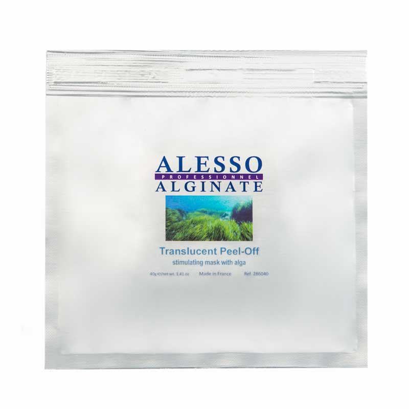 Альгинатная полупрозрачная маска ALESSO Translucent Seawed c Морскими Водорослями стимулирующая,лифтинговая для возрастной кожи 40 г (3273629286231)