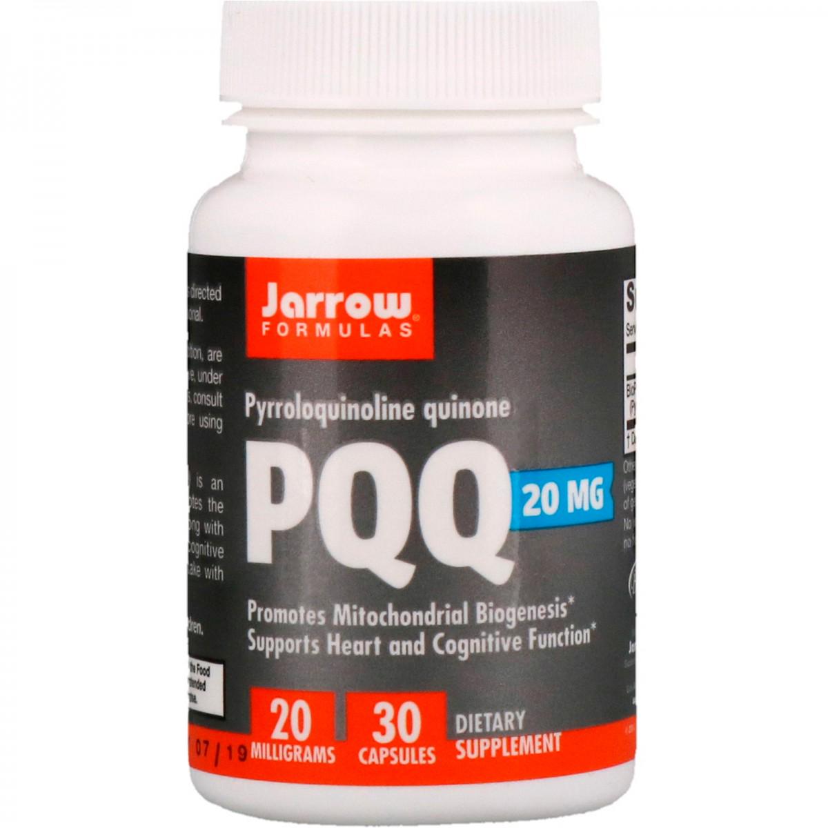 Добавка Jarrow Formulas PQQ Пірролохінолінхінон 20 мг 30 капсул (8756496)