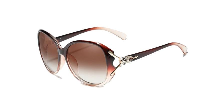 Женские солнцезащитные очки KINGSEVEN DESIGN N7842 в классической оправе с градиентными линзами Коричневый