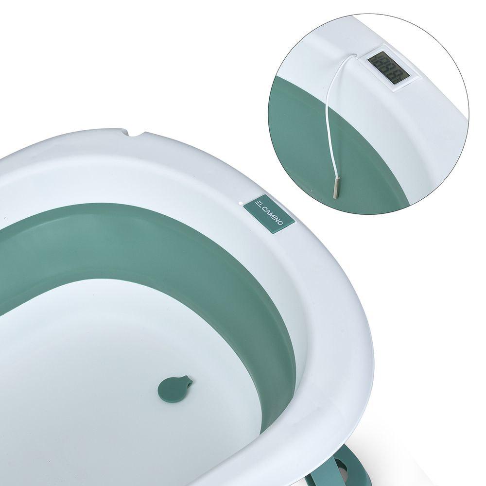 Ванночка ME 1151 PLUS El Camino з електронним термометром і знімним матрациком Deep Green (24964000) - фото 5