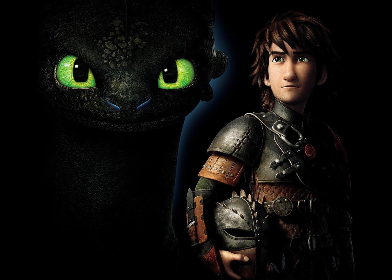 Картина GeekLand How to train your dragon Как приручить дракона Иккинг и Беззубик