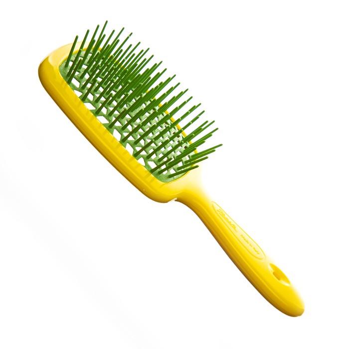 Расческа для волос Super Hair Brush Желто-зеленый
