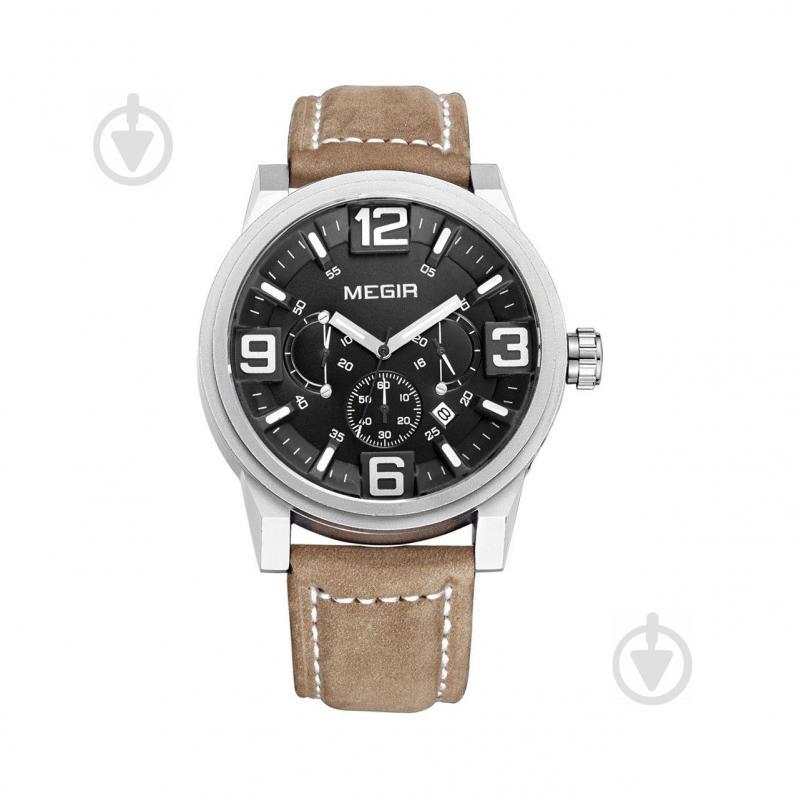 Часы Megir Silver Black Brown MG3010 (ML3010GBN-1)