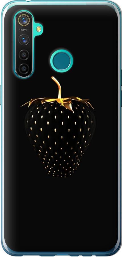 Чехол на Realme 5 Pro Черная клубника (3585u-1861-42517)