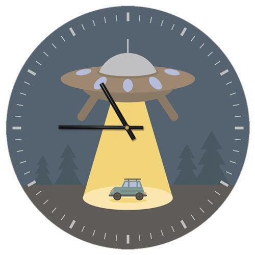 Часы настенные круглые Presentville НЛО 36 см (CHR P 17S003)