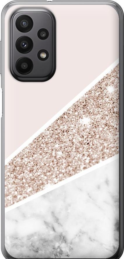 Чехол на Samsung Galaxy A23 A235F Пастельный мрамор (4342u-2587-42517)
