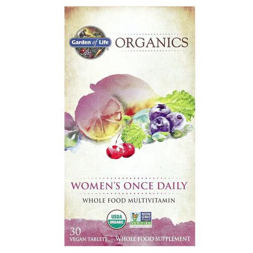 Витамины для женщин Garden of Life Organics Women's Once Daily 30 Tablets (GOL-11775)