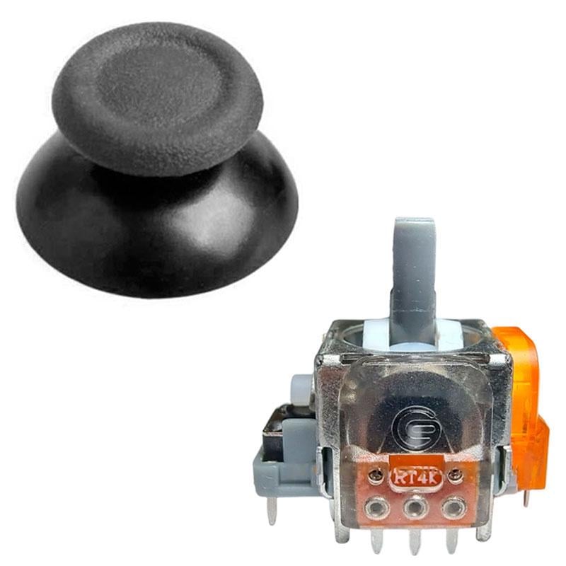 Электромагнитный 3D-механизм геймпада PS4 с датчиком TMR 1 и стик V2 Серый