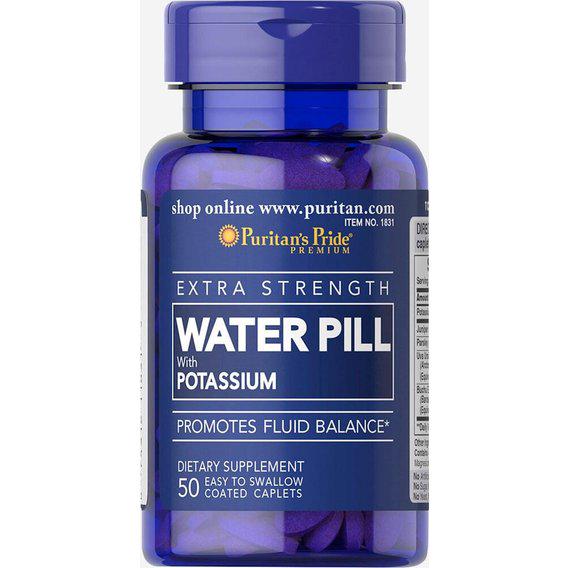 Смесь экстрактов Puritan's Pride Water pill With Potassium Extra Strength 50 Caps