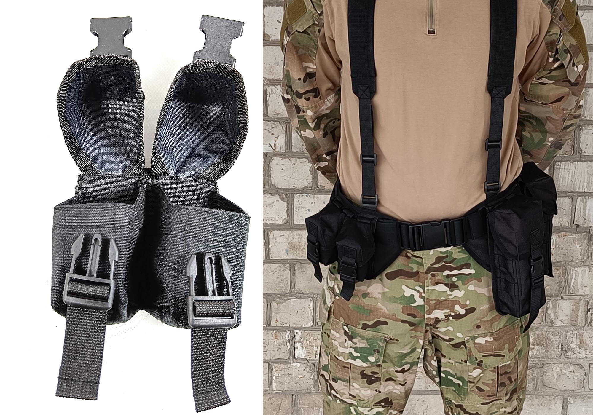 Результат MOLLE PA m4 подвійний для гранат 12х12х6 см (РПС EFPABK25) - фото 4 Результат MOLLE PA m4 подвійний для гранат 12х12х6 см (РПС EFPABK25) - фото 4