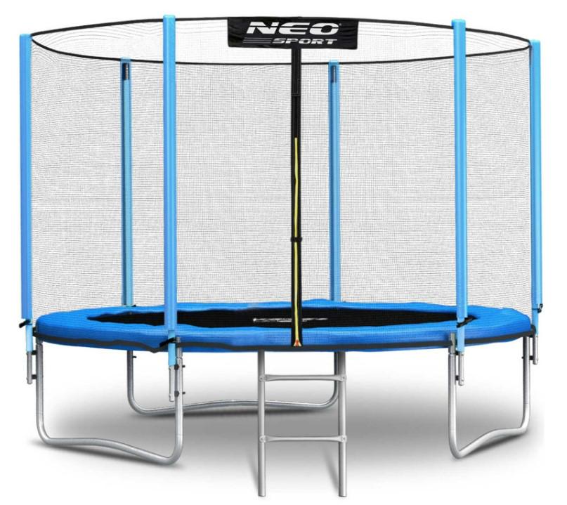 Батут із внутрішньою сіткою NEO-SPORT 10 футів 312 см Блакитний (NS-10Z181)