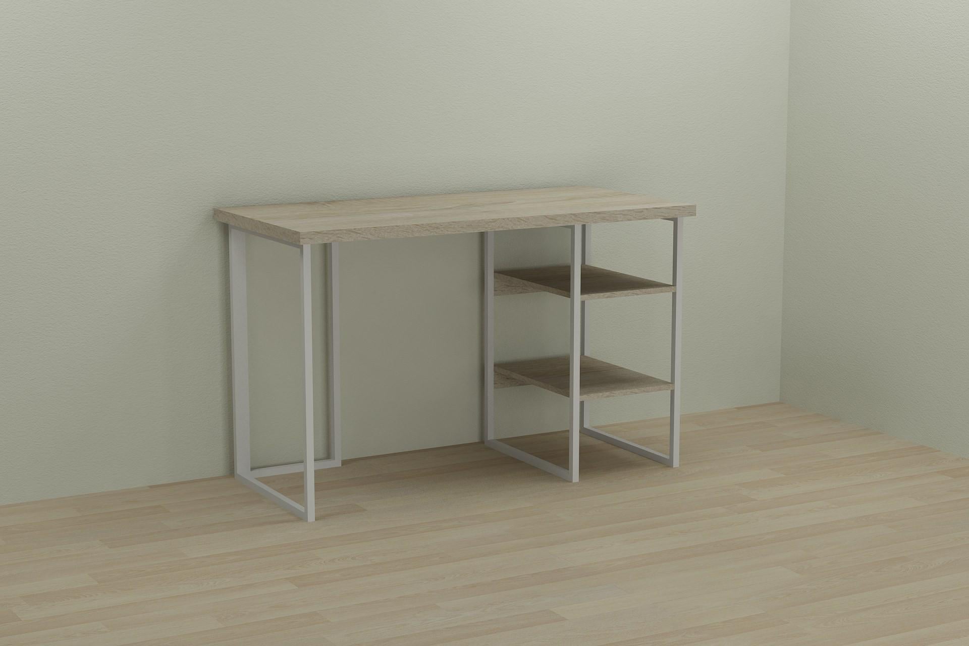Стол компьютерный Ferrum-decor Кевин ДСП 32 мм 75x120x60 см Белый/Дуб Сонома (FRD-101255) Стол компьютерный Ferrum-decor Кевин ДСП 32 мм 75x120x60 см Белый/Дуб Сонома (FRD-101255)